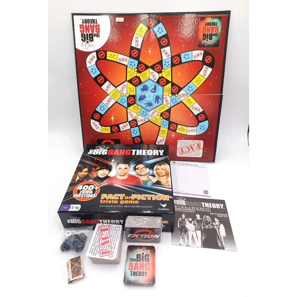 The Big Bang Theory Fact or Fiction Trivia Game. Open box. Complete.